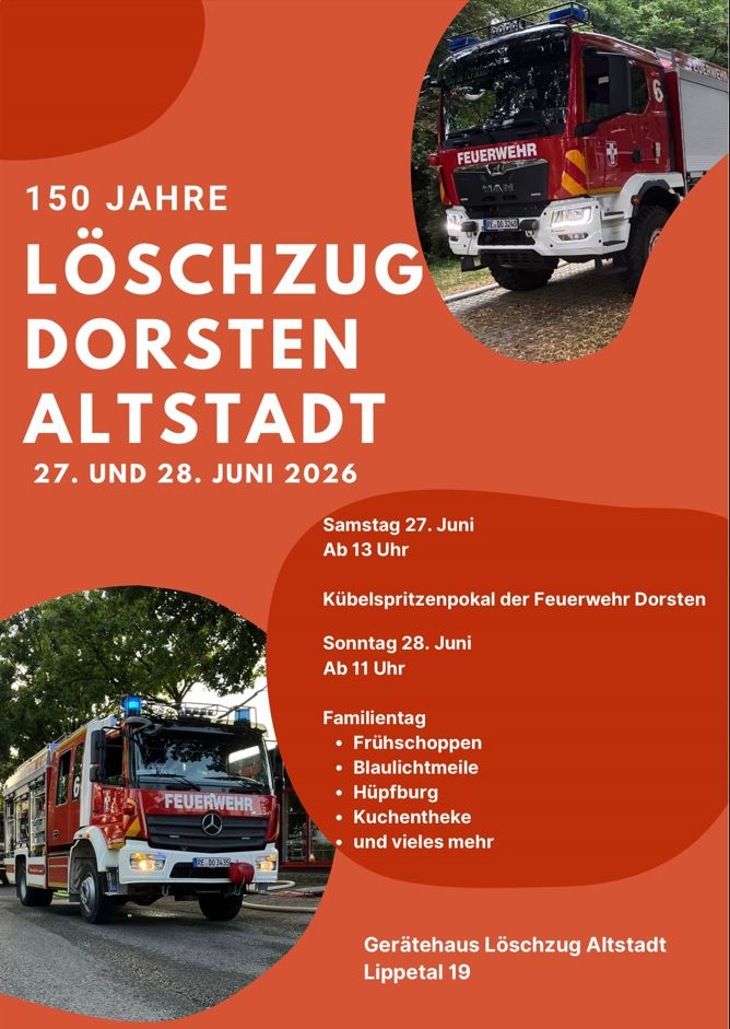 150 Jahre Löschzug Dorsten Altstadt