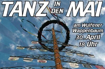 Tanz in den Mai 2026 am Wulfener Wappenbaum