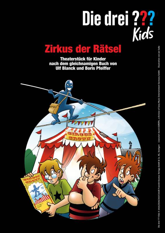 Die drei ??? Kids – Zirkus der Rätsel (Kindertheater ab 6 Jahren) ++AUSVERKAUFT!++